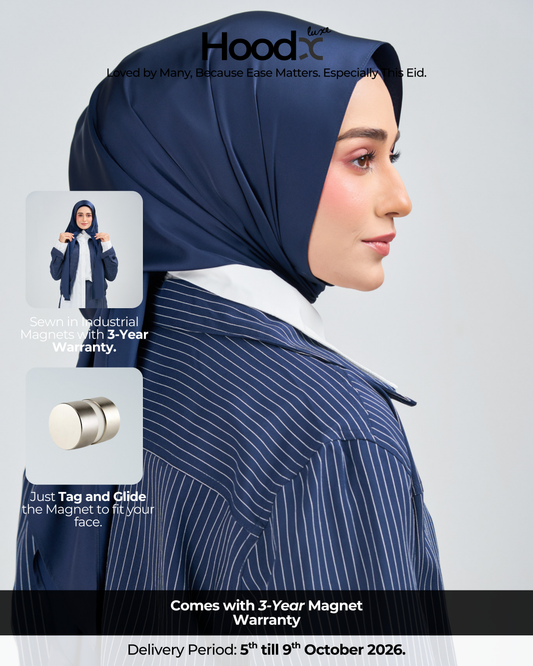 HoodX Luxe in Navy