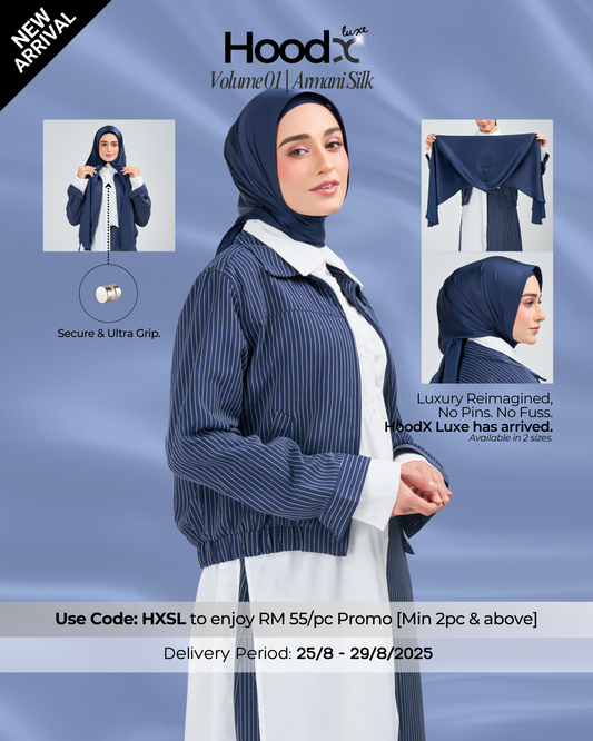 [★New] HoodX Luxe in Navy