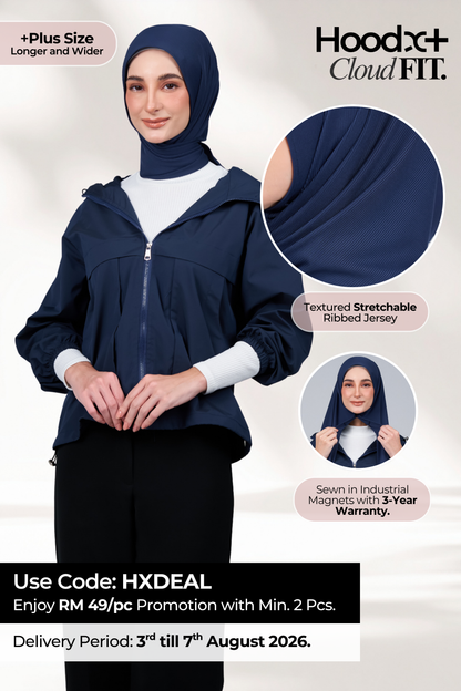 HoodX+ CloudFit in Navy
