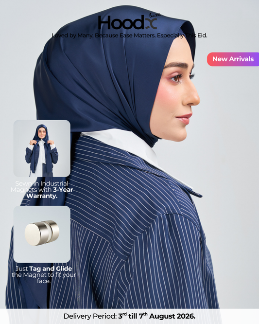 HoodX Luxe in Navy