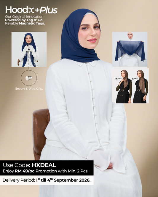 HoodX⁺Plus in Navy