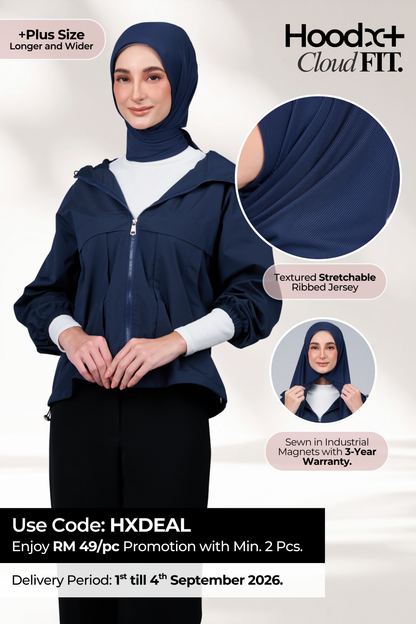 HoodX+ CloudFit in Navy