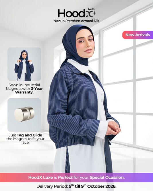 HoodX⁺Plus Luxe in Navy