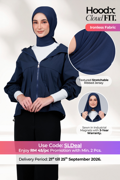 HoodX CloudFit in Navy