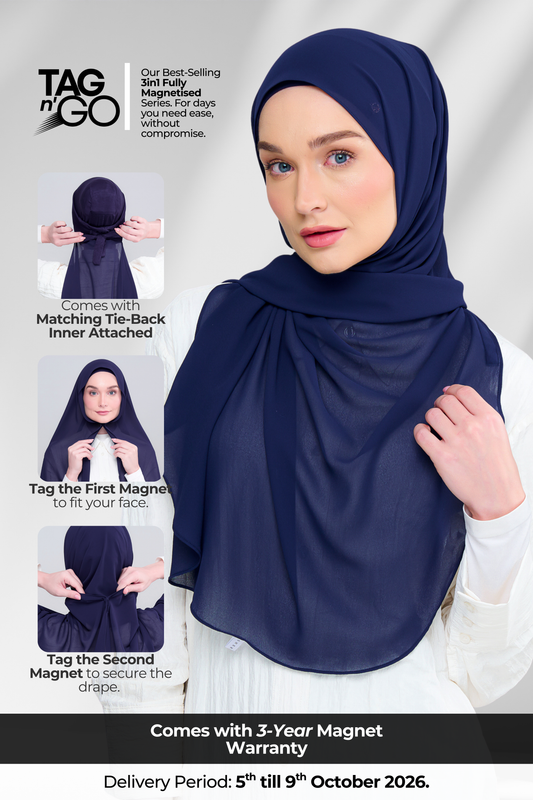 3IN1 Instant Faith Tag n' Go in Navy Blue