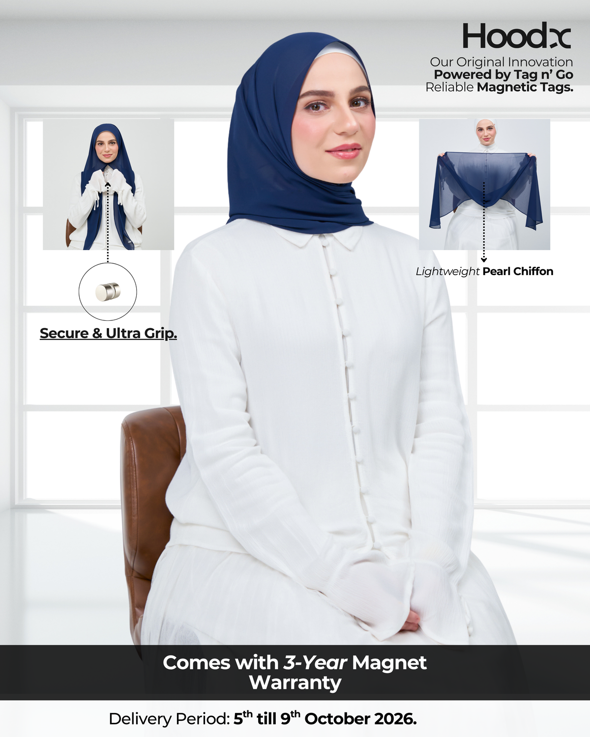 HoodX in Navy