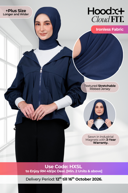 HoodX+ CloudFit in Navy