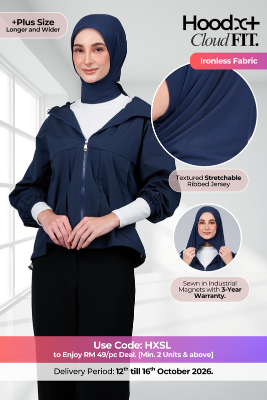 HoodX+ CloudFit in Navy