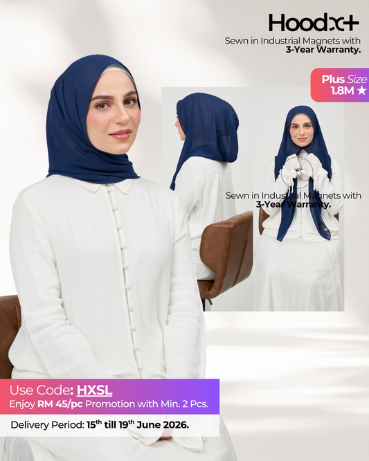 HoodX⁺Plus in Navy