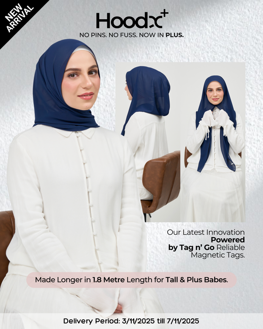 HoodX⁺Plus in Navy