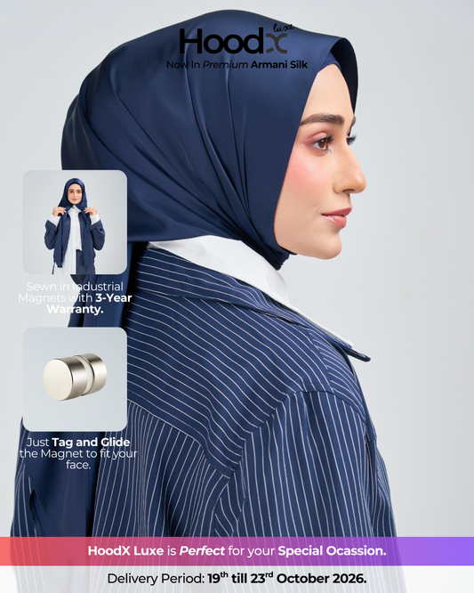 HoodX Luxe in Navy