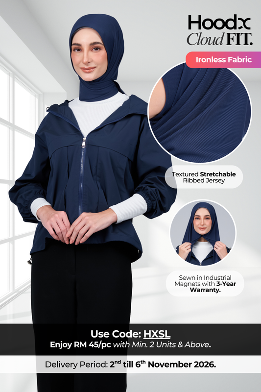 HoodX CloudFit in Navy