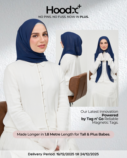 HoodX⁺Plus in Navy