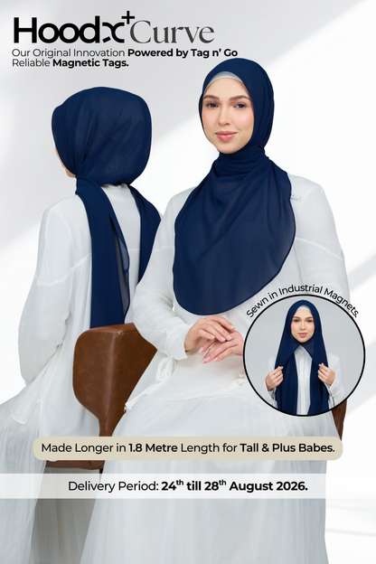 HoodX Curve in Navy Blue