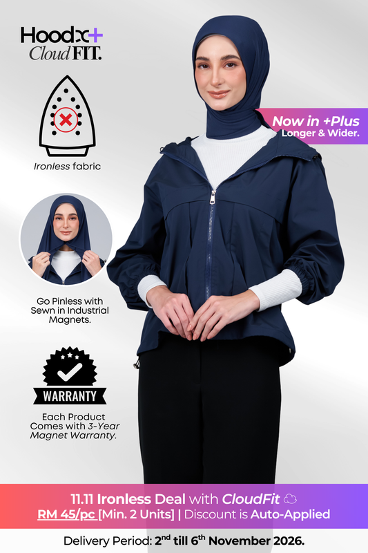 HoodX+ CloudFit in Navy