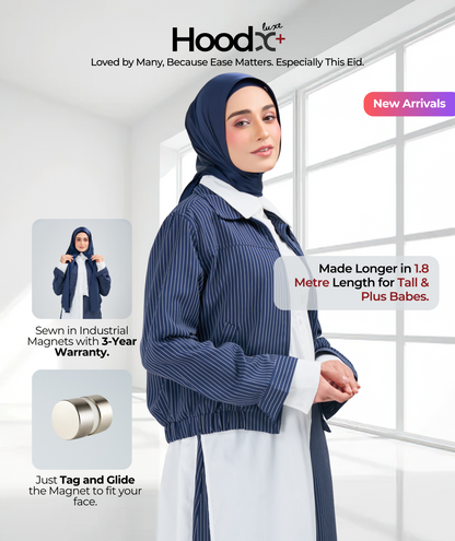 [8.8 MARKDOWN] HoodX⁺Plus Luxe in Navy
