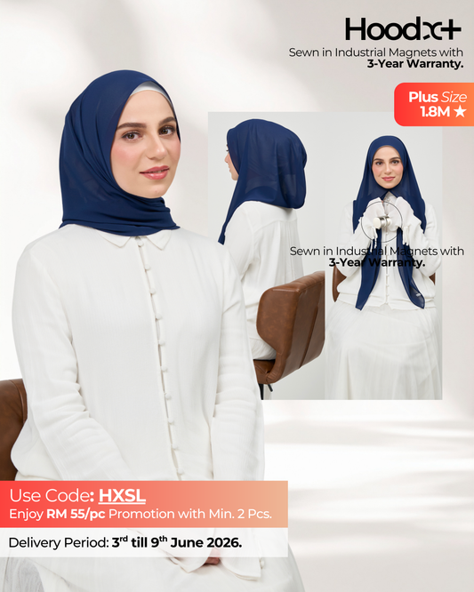 HoodX⁺Plus in Navy