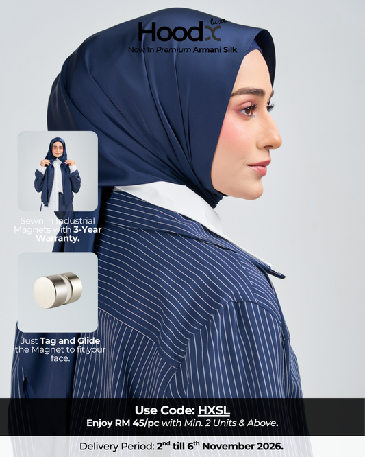 HoodX Luxe in Navy