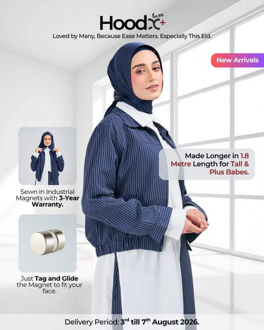 HoodX⁺Plus Luxe in Navy