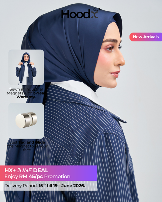 HoodX Luxe in Navy