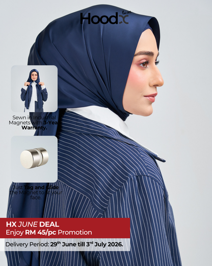 HoodX Luxe in Navy