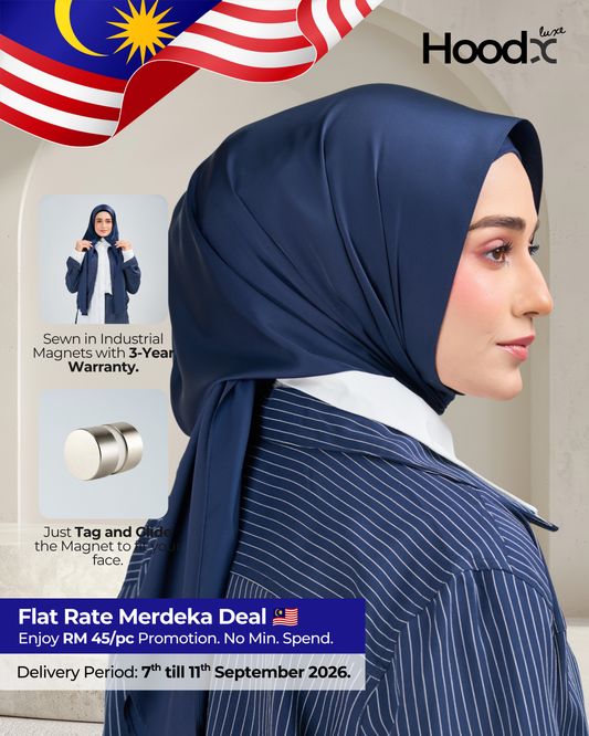 HoodX Luxe in Navy