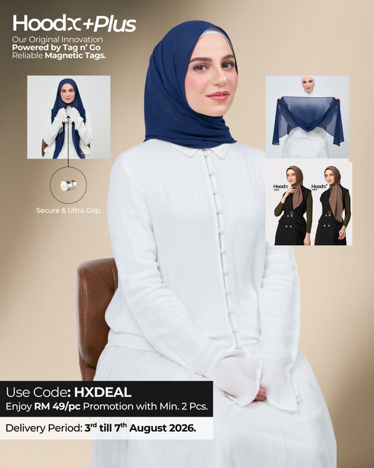 HoodX⁺Plus in Navy