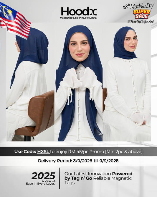 [★New] HoodX in Navy