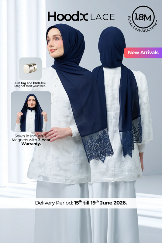 HoodX Lace in Navy