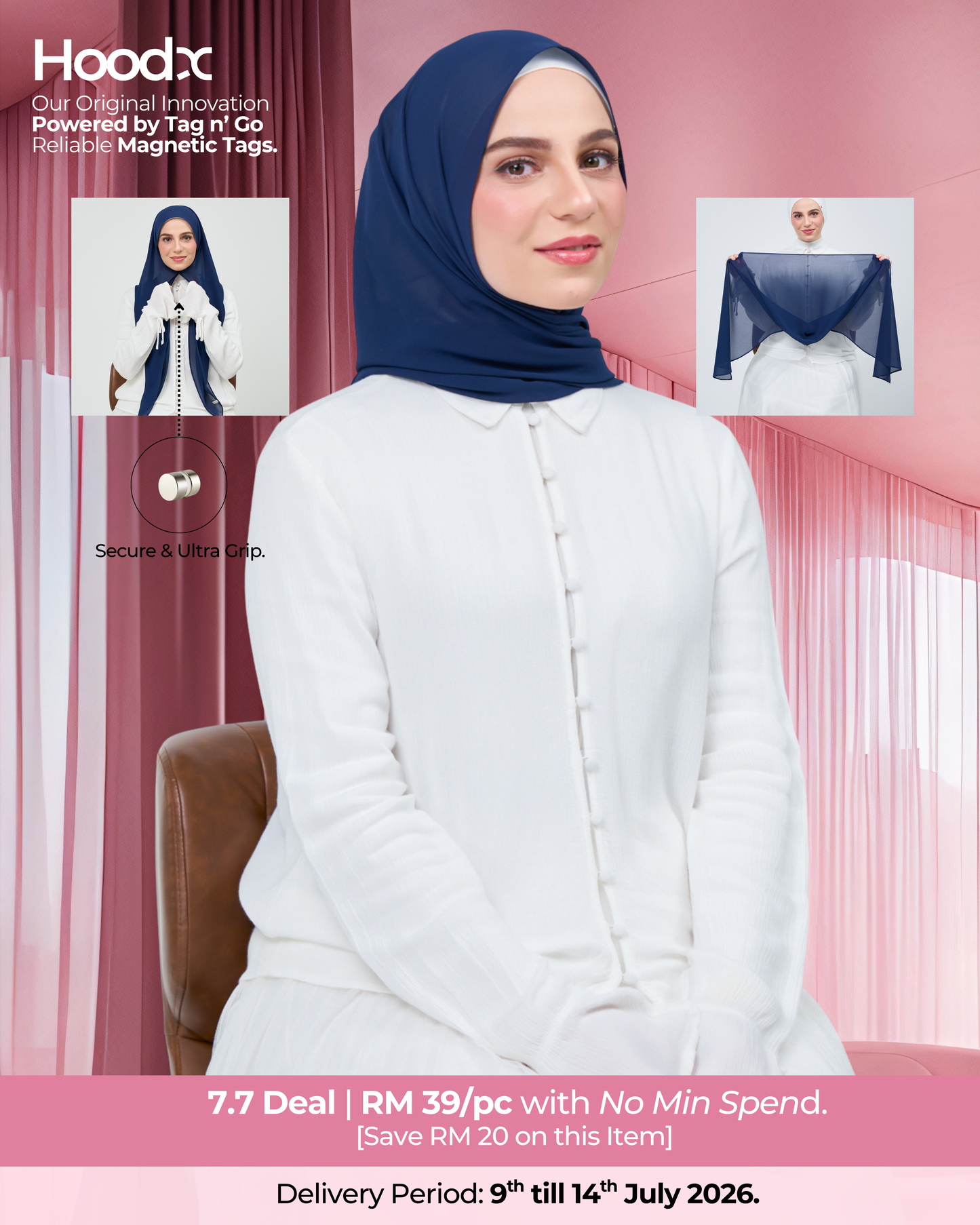 [7.7 Deal] HoodX in Navy