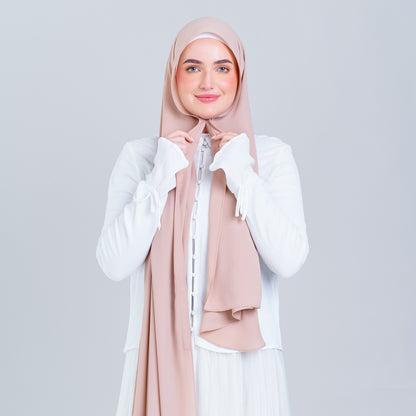 Tag n' Go Max [2M] | Premium Korean Chiffon in Nude