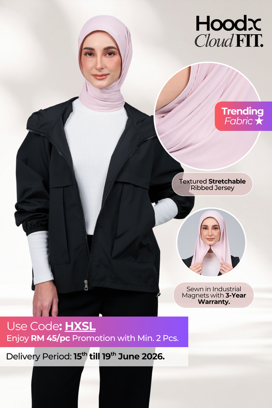 HoodX CloudFit in Nude Pink