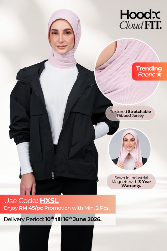 HoodX CloudFit in Nude Pink