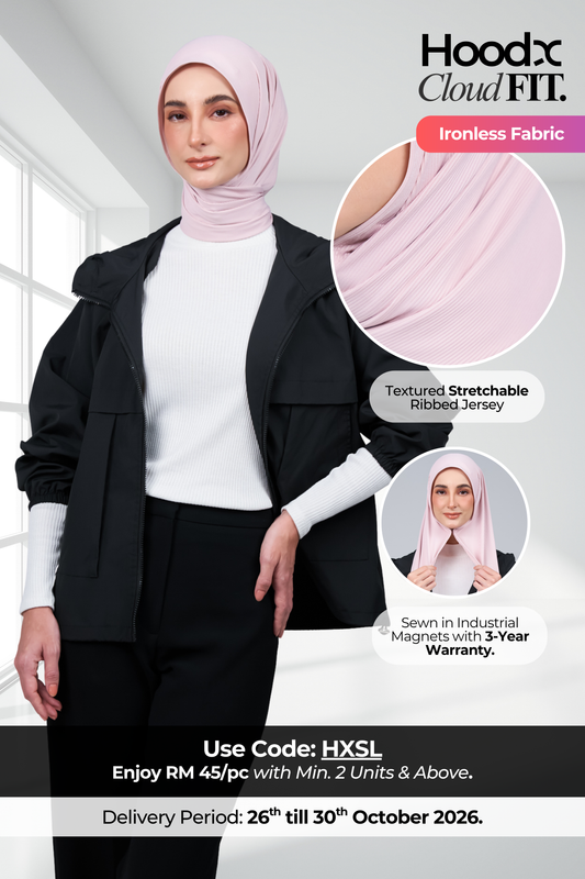HoodX CloudFit in Nude Pink