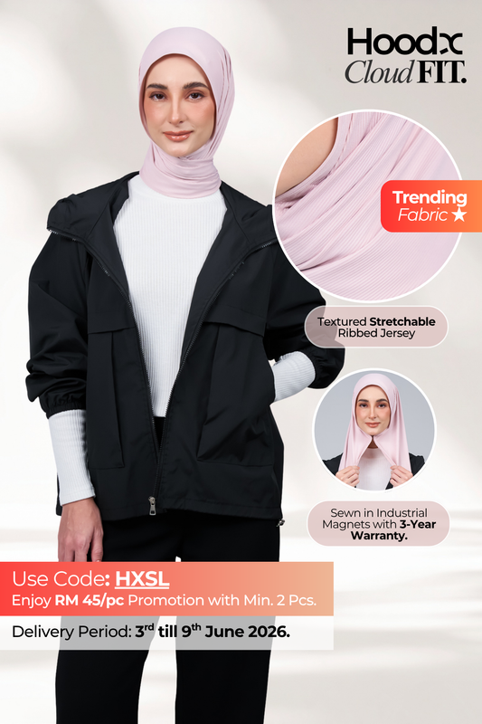 HoodX CloudFit in Nude Pink