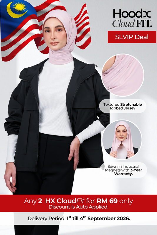[SLVIP] HoodX CloudFit in Nude Pink