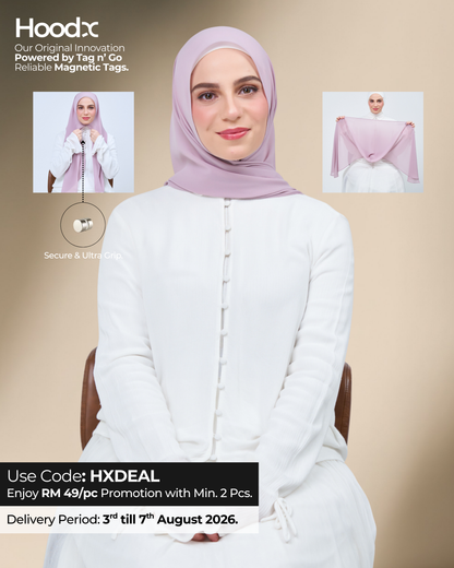 HoodX in Nude Plum