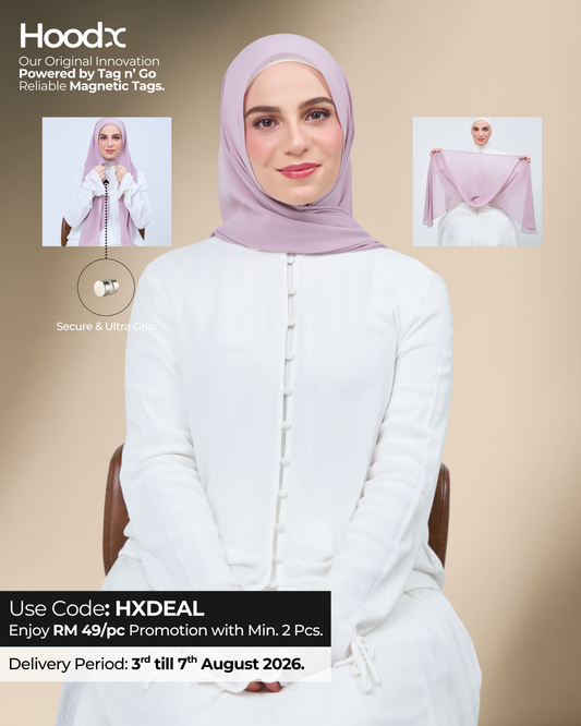 HoodX in Nude Plum