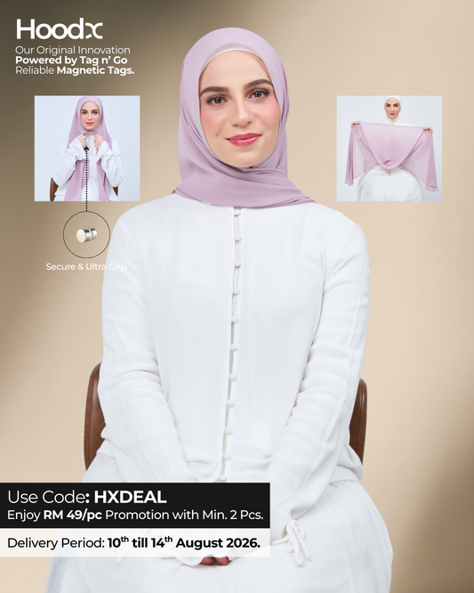 HoodX in Nude Plum