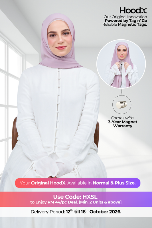 HoodX in Nude Plum