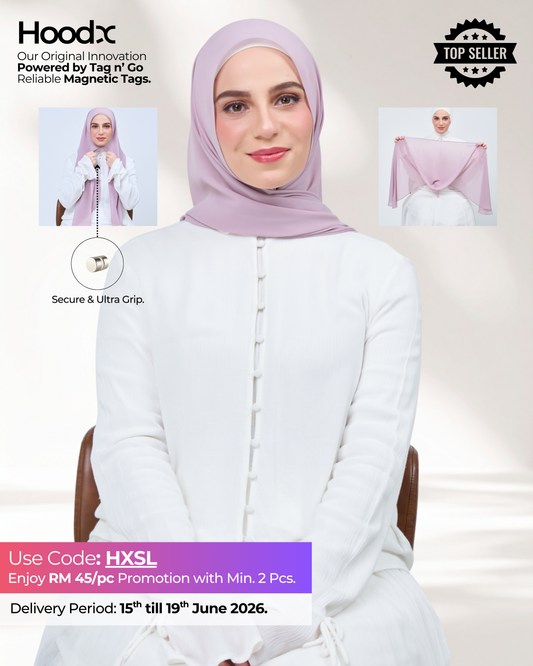 HoodX in Nude Plum