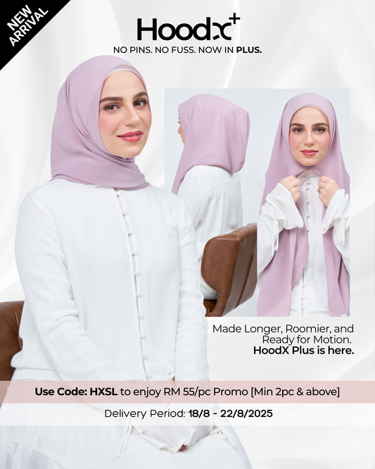 [★New] HoodX⁺Plus in Nude Plum