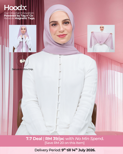 [7.7 Deal] HoodX in Nude Plum