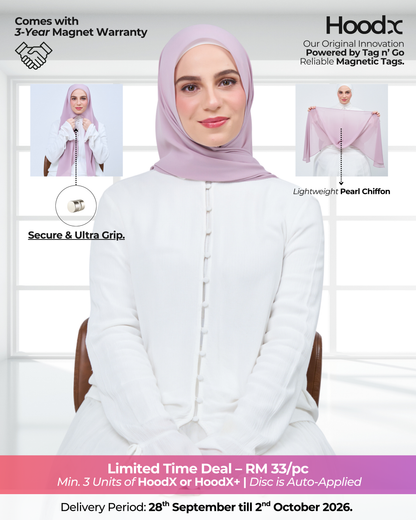 HoodX in Nude Plum