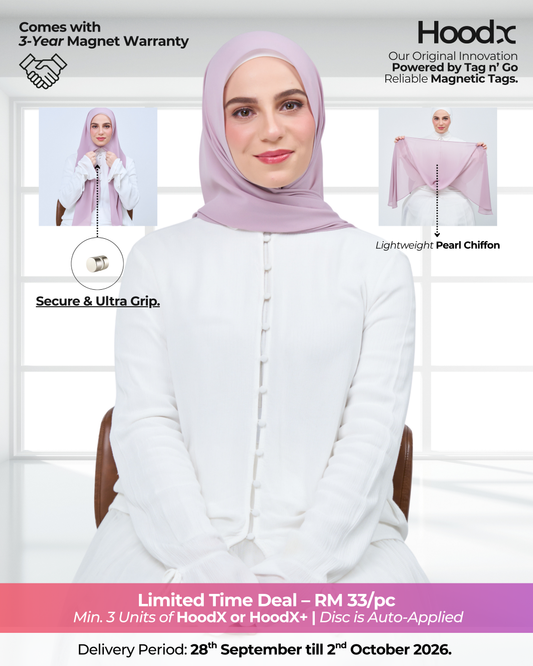 HoodX in Nude Plum