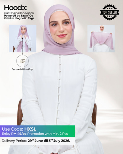 HoodX in Nude Plum