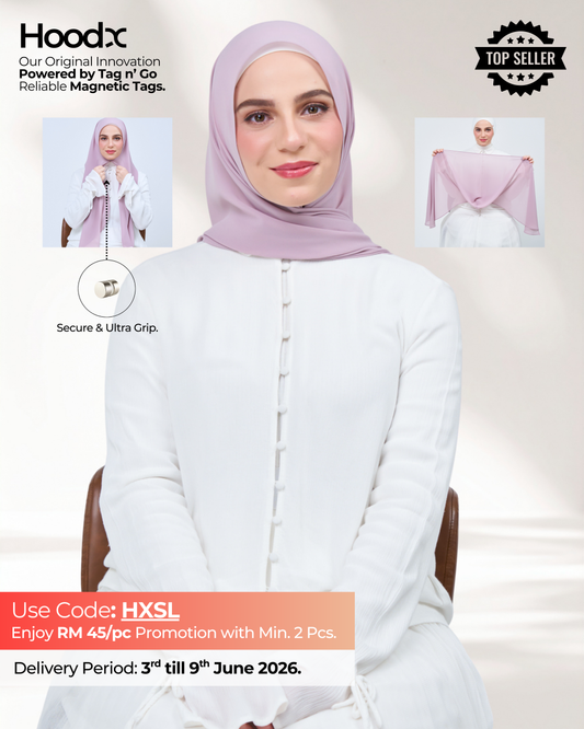 HoodX in Nude Plum
