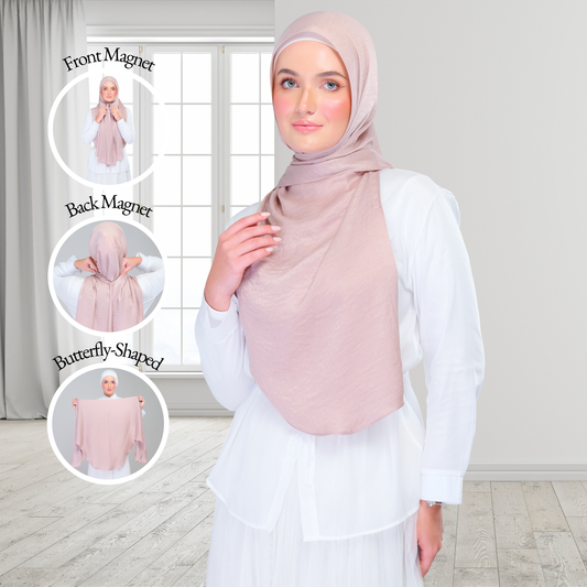 [As-Is] Instant Tag n' Go Butterfly | Textured Silk in Nude Rose