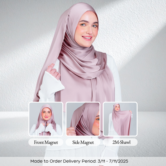 Tag n' Go Max [2M] | Satin Silk in Nude Rose