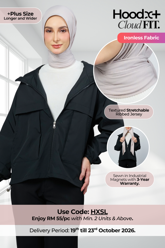 HoodX+ CloudFit in Nude Taupe